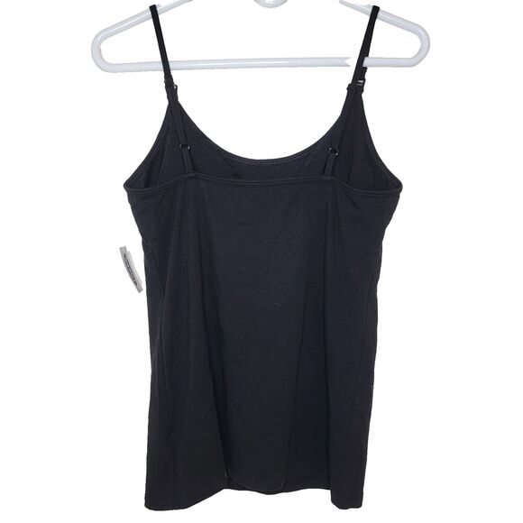 Old Navy Black Maternity Spaghetti Strap Shirt Large NWT Nursing Conformable - Picture 6 of 6